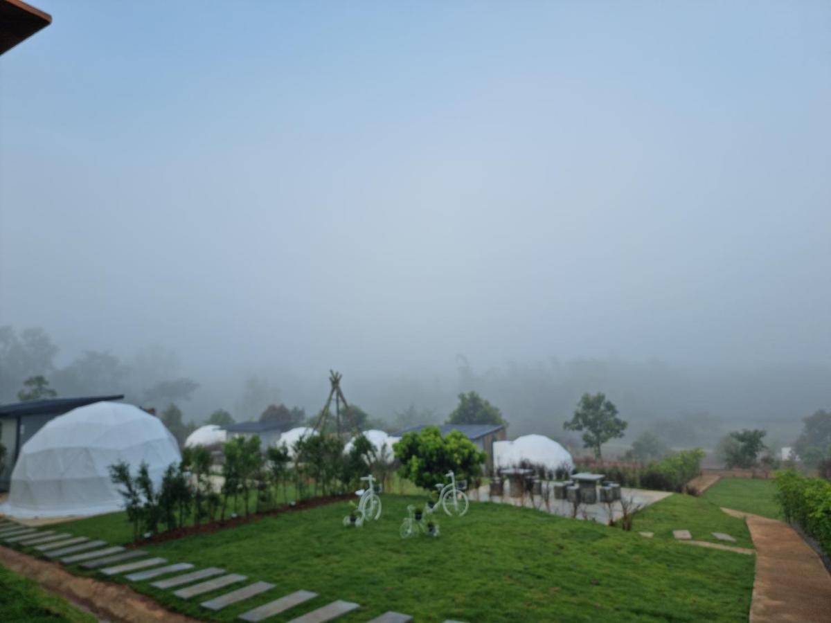 เต้นท์โดมเขาค้อ Lung Bun Camp Hotel Ban Nong Rang Chang Eksteriør billede